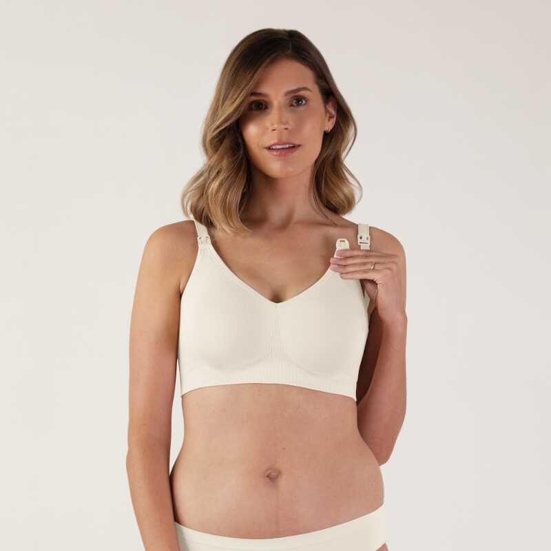 Bravado Designs Body Silk Seamless Nursing Bra Sustainable - Antique White