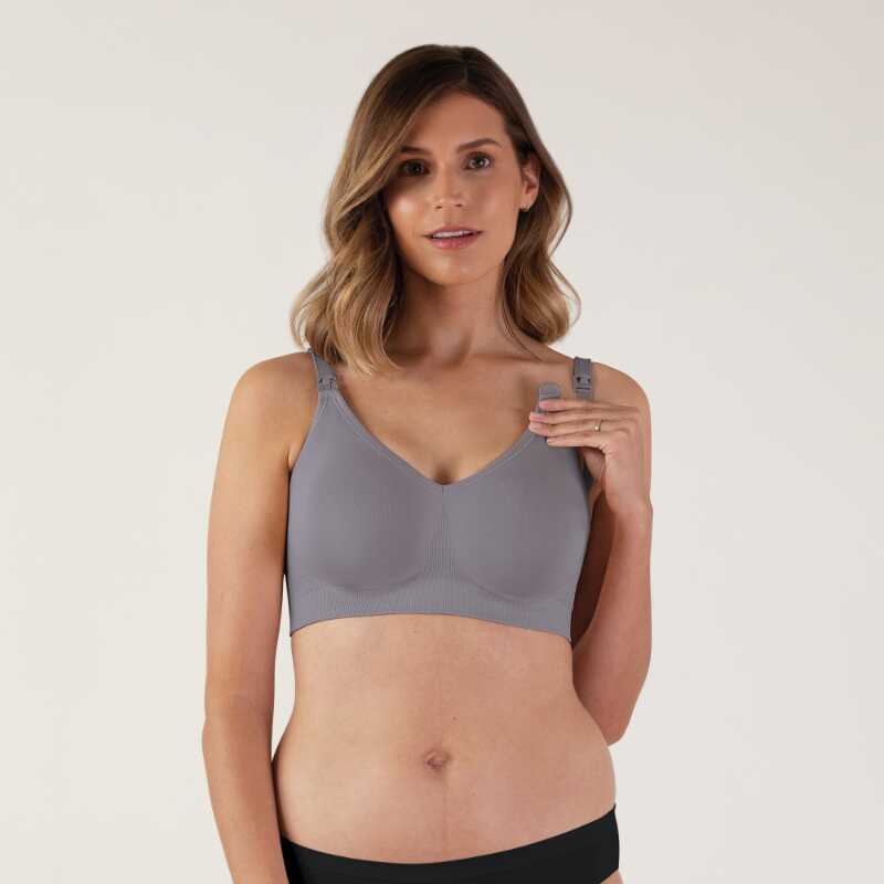 Bravado Designs Body Silk Seamless Nursing Bra Sustainable - Silver Belle