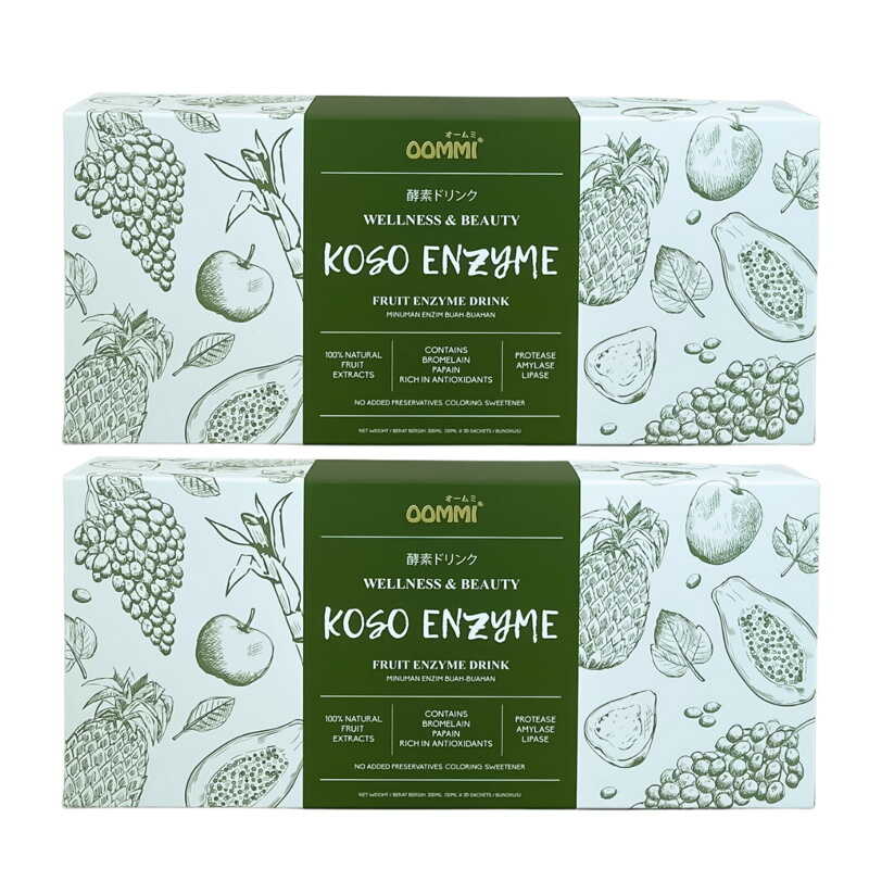 OOMMI PrebioticProbiotic Koso Enzyme Supplement Drinks BUY 2 GET 1 FREE