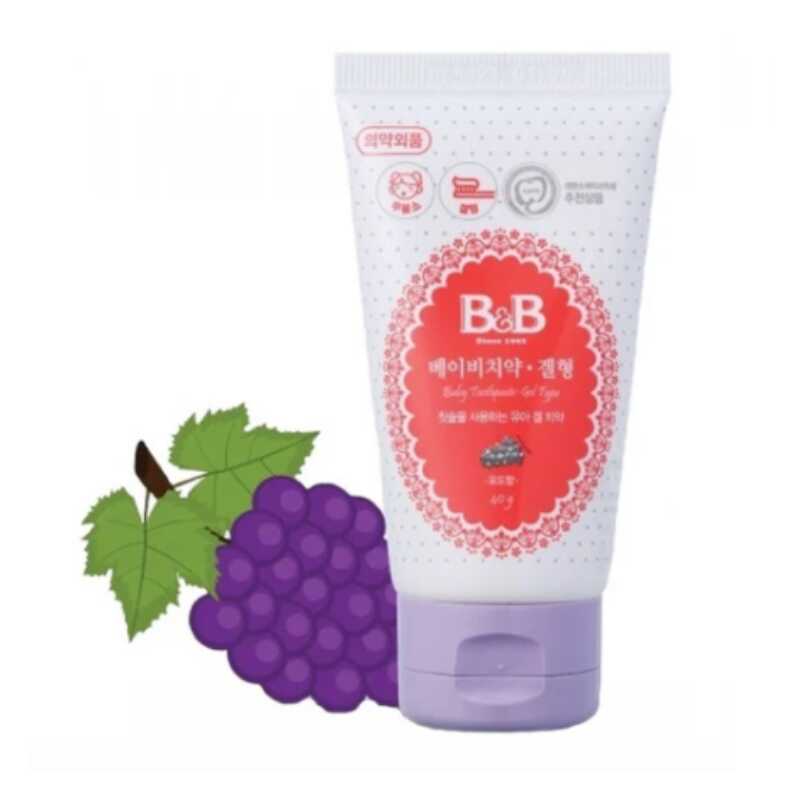 BB Baby Toothpaste Gel Type 40g Step 2 3 - Assorted Flavors