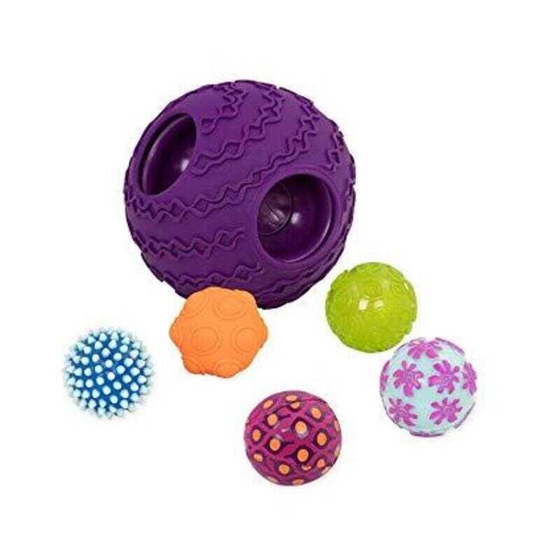 BToys Ballyhoo Balls Snesory Play with 1 Large Ball and 5 Small Balls