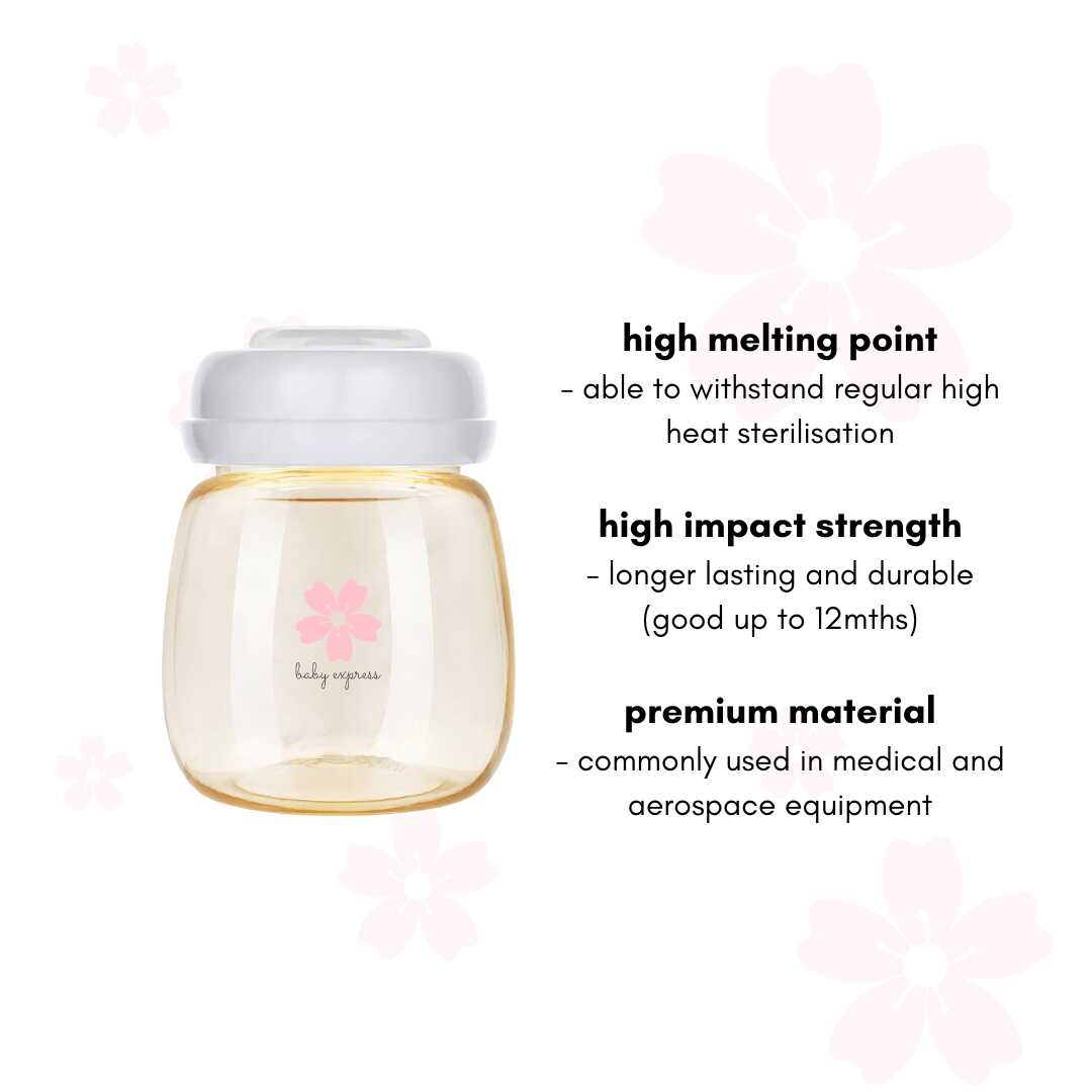 Baby Express 180ml PPSU Storage Bottles