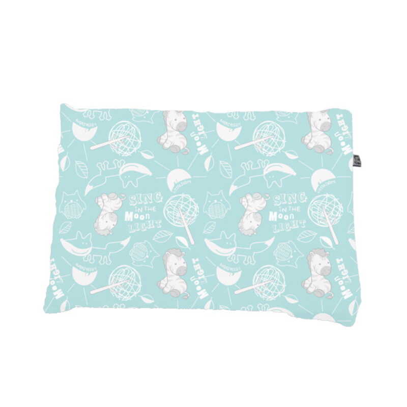 Little Zebra Soft Bamboo Baby Flat Pillow Case