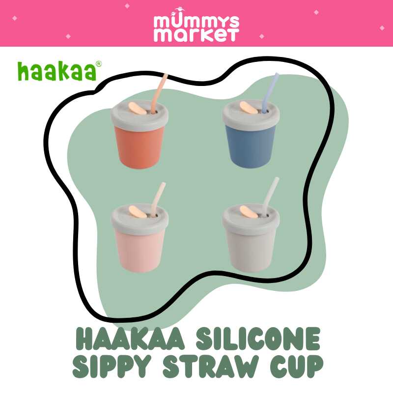 Haakaa Silicone Sippy Straw Cup