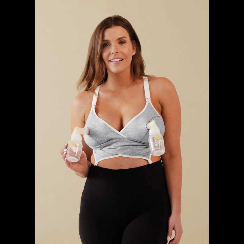Bravado Designs Original Pumping and Nursing Bra Sustainable - Dove Heather