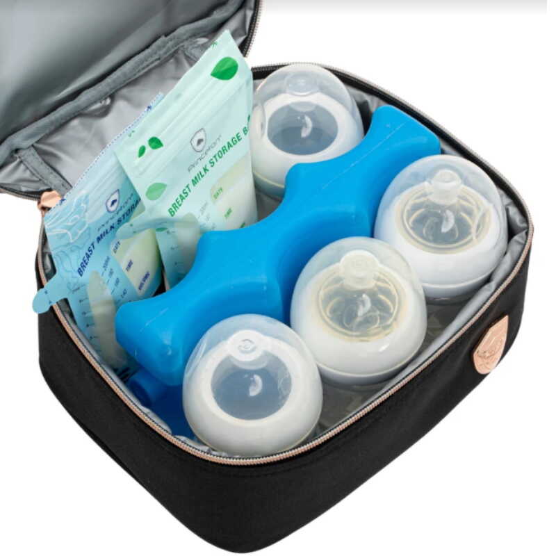 Princeton Single Layer Breast Milk Storage Cooler Bag - Rose Gold Edition