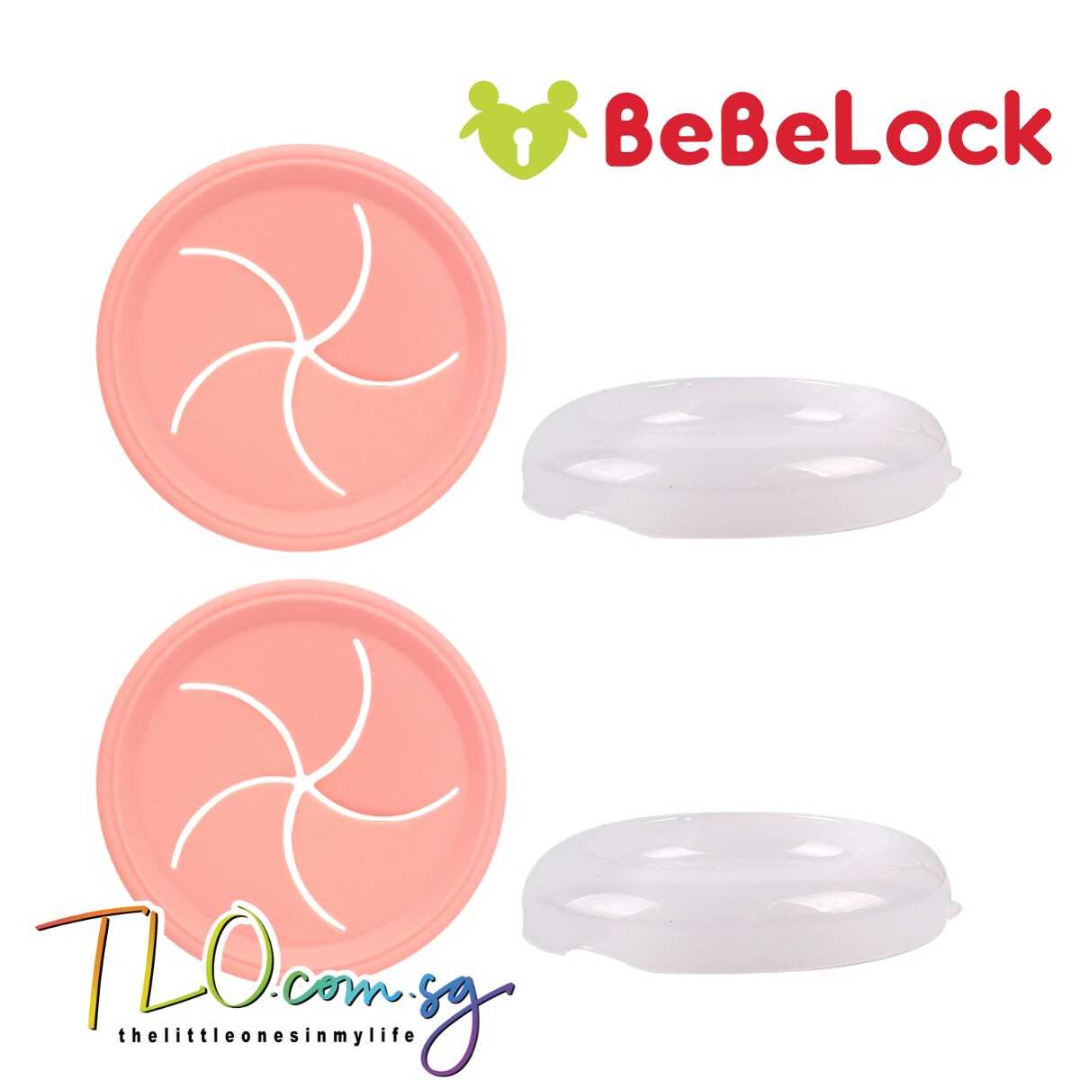 BeBeLock Alpha Silicone Snack Cap 2pcs