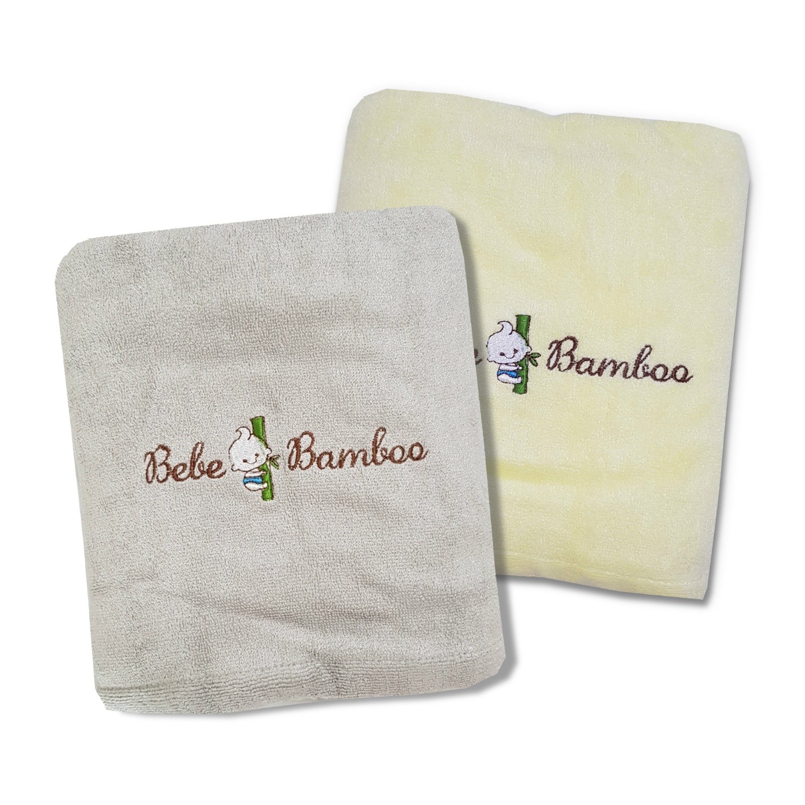 Bebe Bamboo 100% Bamboo Adult/large Size Bath Towels (bundle Of 2)