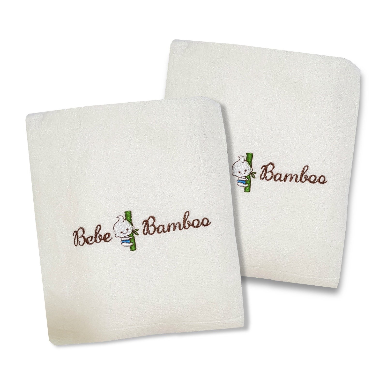 Bebe Bamboo 100% Bamboo Adult/large Size Bath Towels (bundle Of 2)
