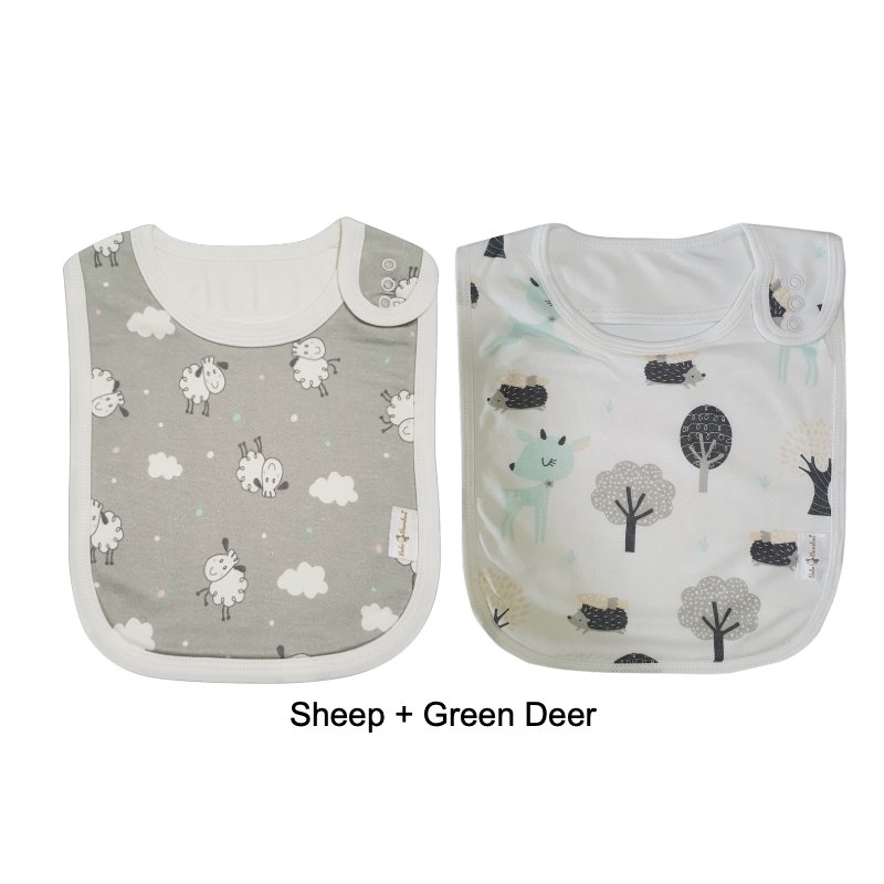 Bebe Bamboo Adjustable Bib (bundle Of 2)