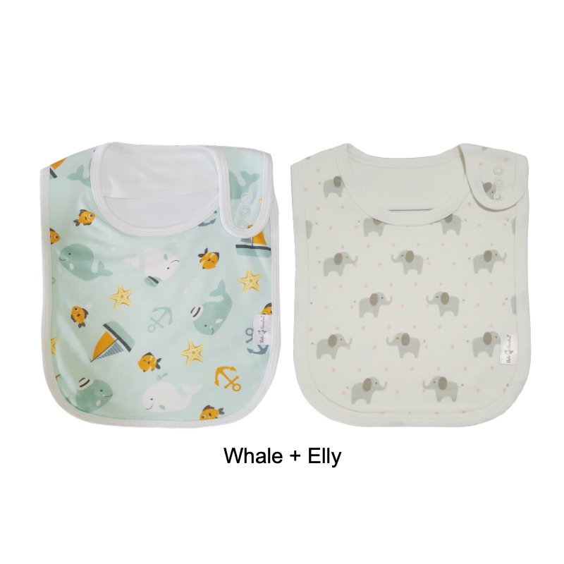 Bebe Bamboo Adjustable Bib (bundle Of 2)