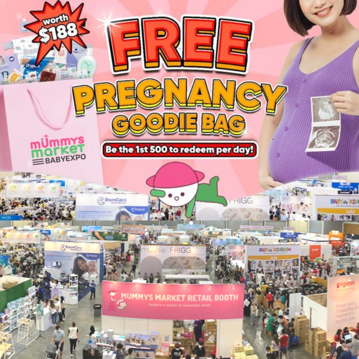 Free Pregnancy Goodie Bag Worth $188!
