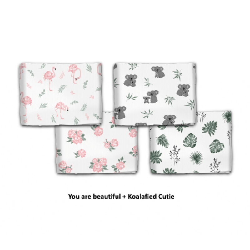 Bebe Bamboo 100% Organic Bamboo Muslin Swaddles (buy 1 Get 1 Free)