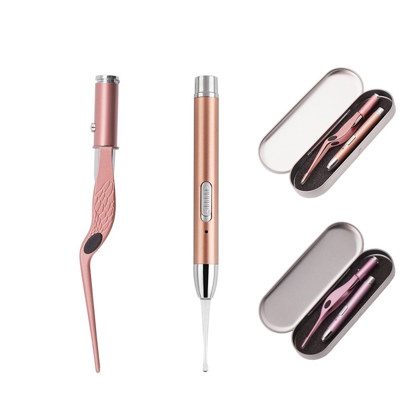Mummykidz Lighted Led Ear Cleaner (2pc Set) - Usb Rechargeable
